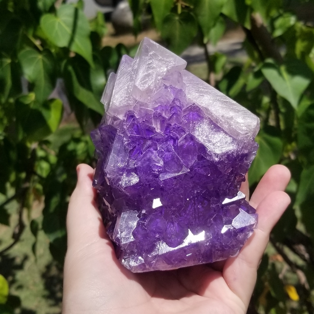 (SOLD LOCALLY) Purple Quartz Cluster